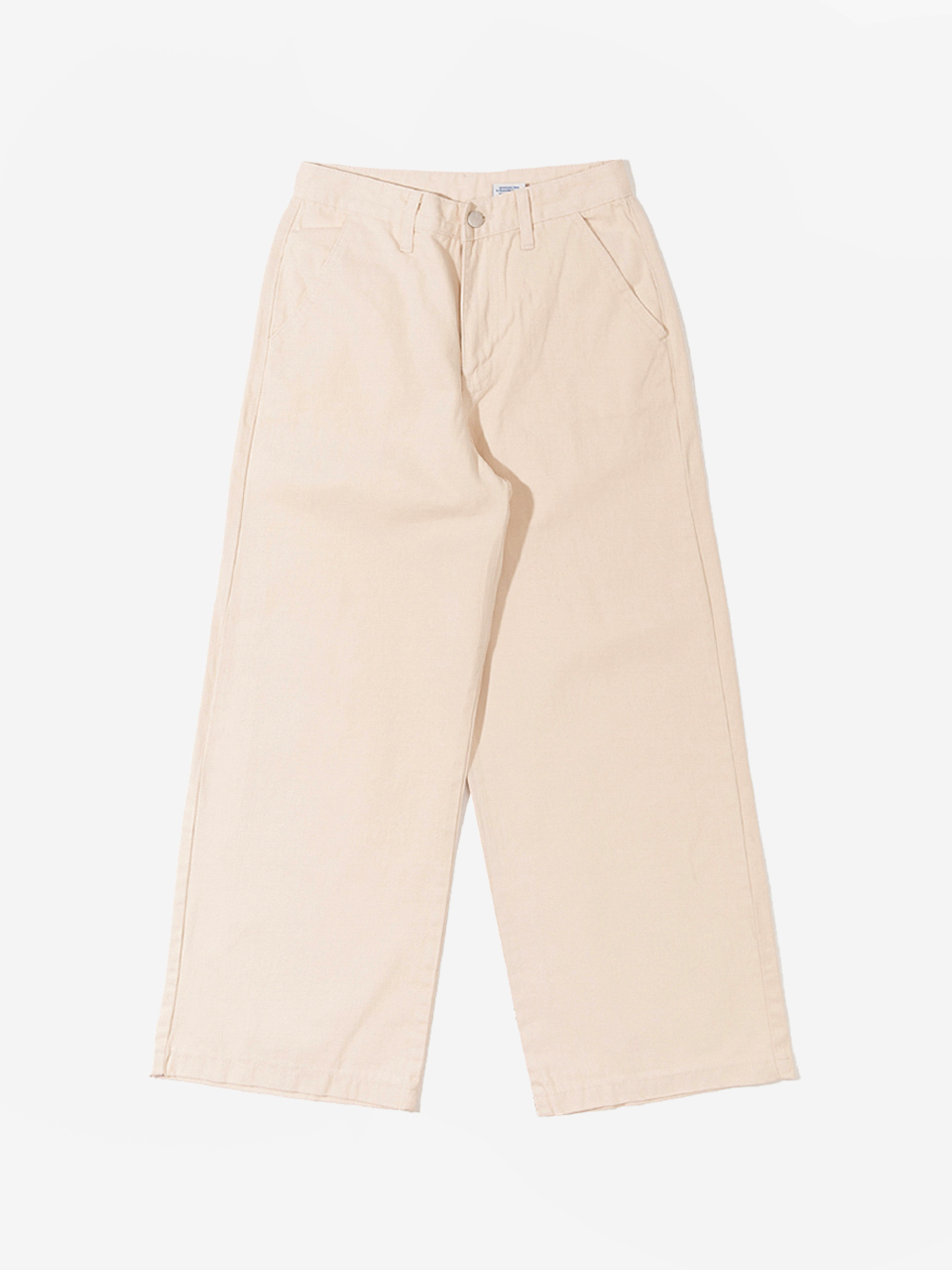 cotton wide pants - light beigeBRENDA BRENDEN